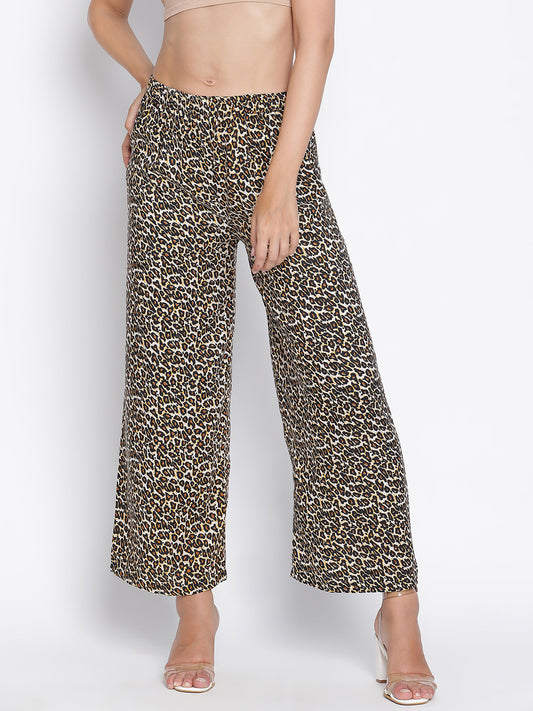 Ankle Length,Multicolor Trouser,Ankle Length Trouser,Multi Animal Print Trouser