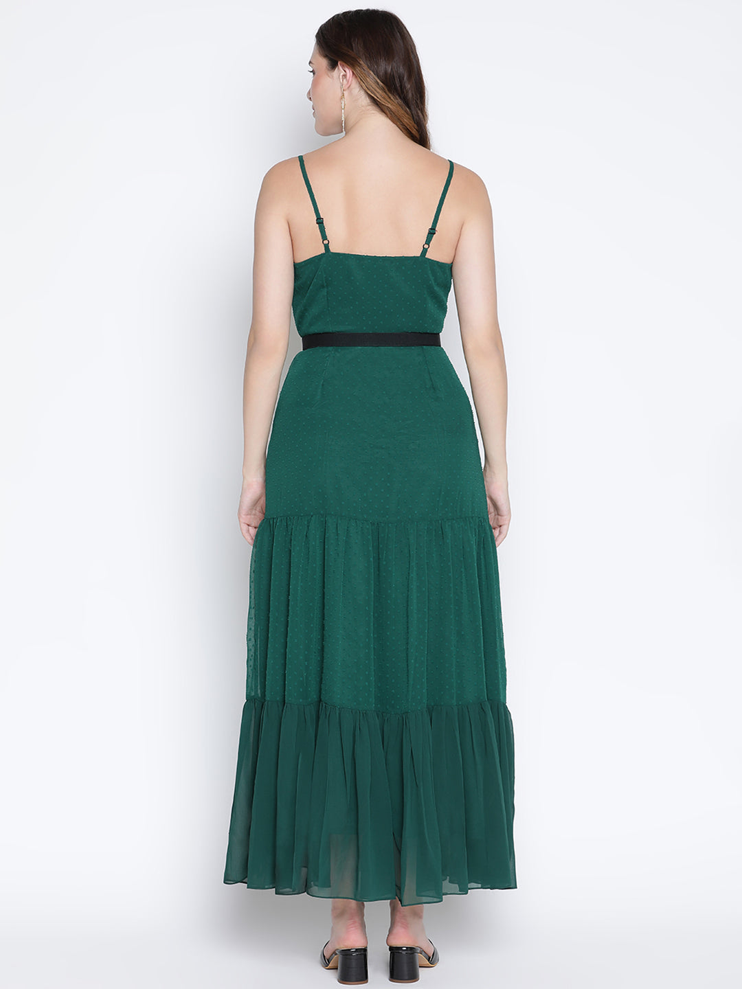 Maxi,Green Dress,Maxi Dress,Off Shoulder Dress,Sleeveless Dress,Green Solid Dress