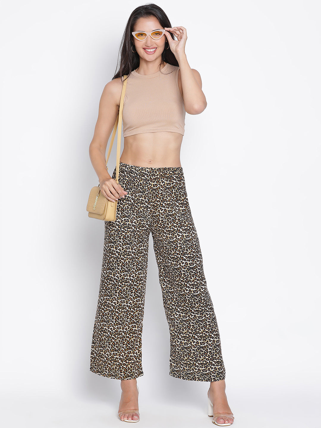 Ankle Length,Multicolor Trouser,Ankle Length Trouser,Multi Animal Print Trouser