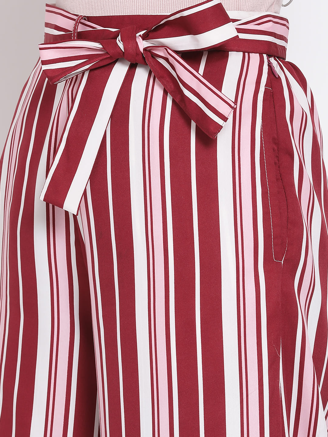 Red Palazzo,Red Striped Palazzo