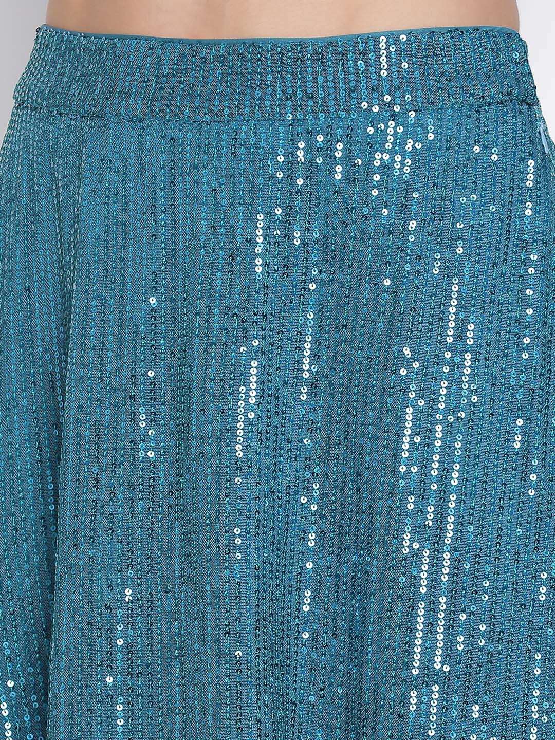 Mini,Blue Skirt,Mini Skirt,Blue Sequined Skirt